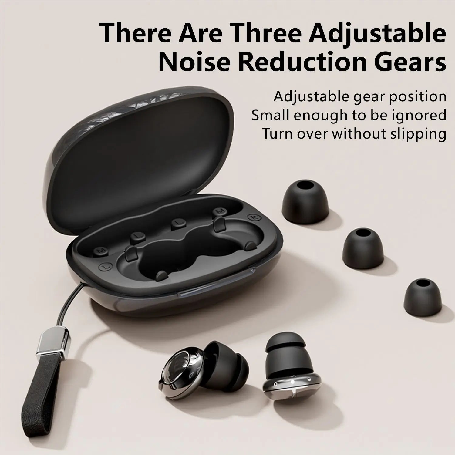 Bouchons d’oreilles en silicone doux, réglables sur 3 niveaux. Conçus pour le sommeil profond, le travail concentré, le sport fluide et la nage silencieuse