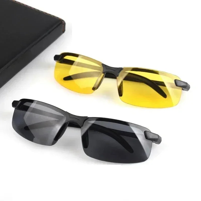 Lunettes de vision nocturne — Anti-éblouissement, confort léger, style ZEN. Pour conduire, marcher ou méditer dans la douceur du soir.