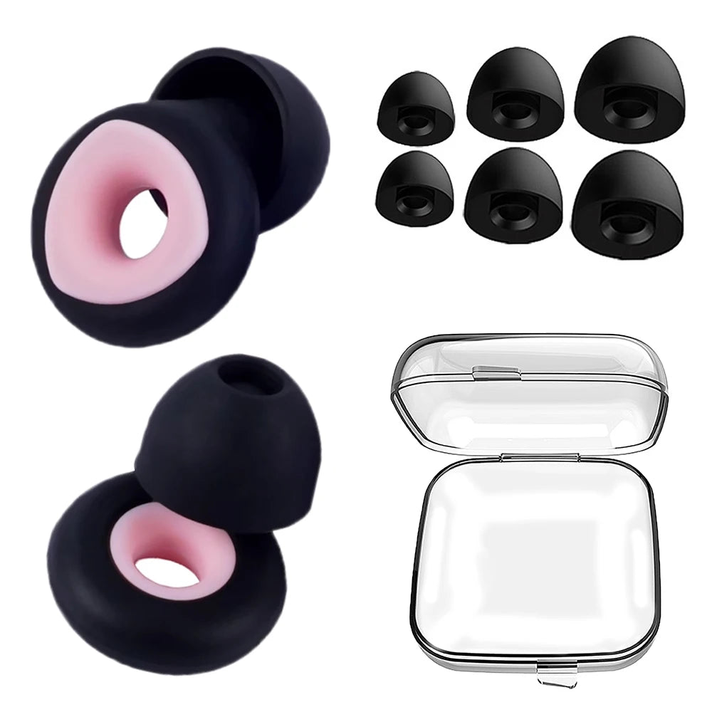 ZEN MOOD™ – Bouchons d’Oreilles en Silicone | Anti-Bruit, Étanches & Ultra-Confortables pour Sommeil, Natation & Détente