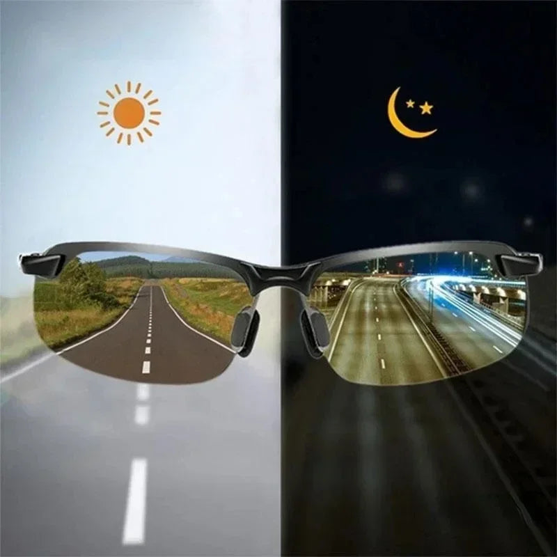 Lunettes de vision nocturne — Anti-éblouissement, confort léger, style ZEN. Pour conduire, marcher ou méditer dans la douceur du soir.