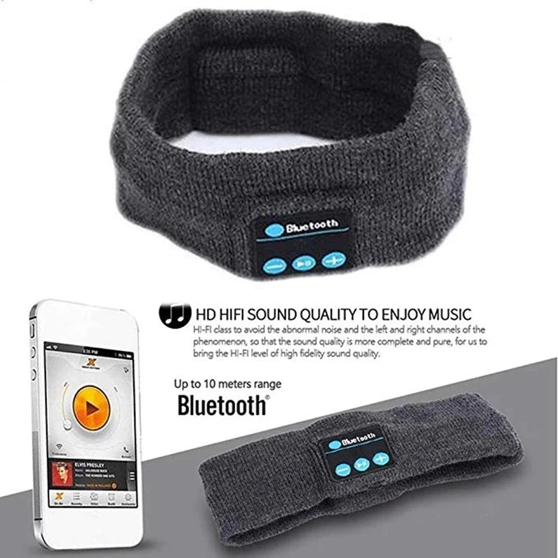 ZEN MOOD™ – Bandeau Audio Bluetooth | Écouteurs Sans Fil pour Dormir, Courir, Méditer & Écouter de la Musique en Toute Liberté