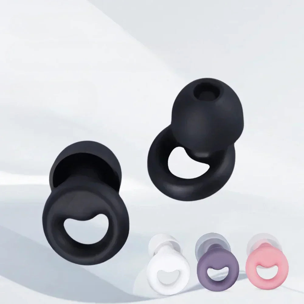 ZEN MOOD™ – Bouchons d’Oreilles en Silicone | Anti-Bruit, Étanches & Ultra-Confortables pour Sommeil, Natation & Détente