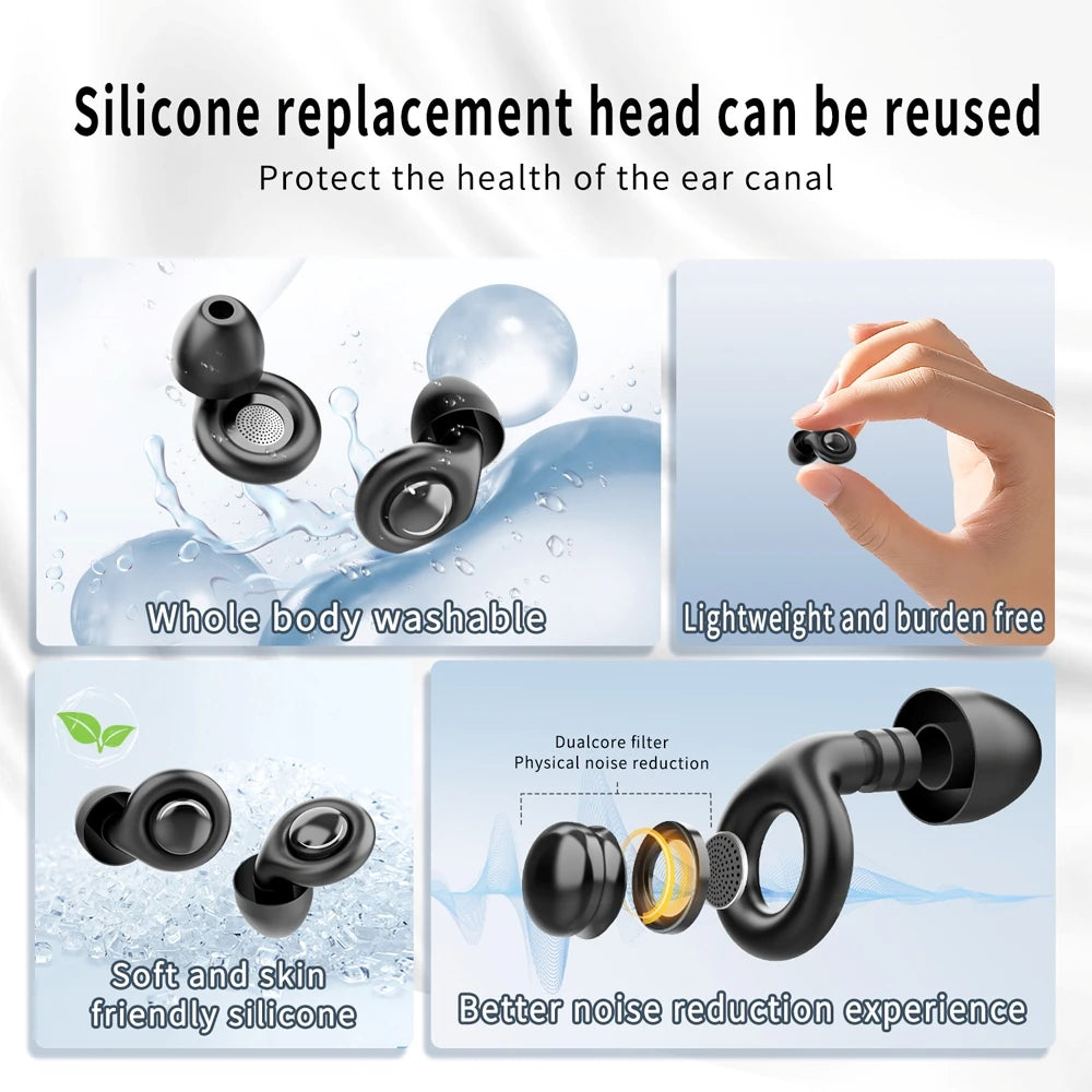 ZEN MOOD™ – Bouchons d’Oreilles Anti-Bruit | Sommeil, Moto, Concerts & Transpor