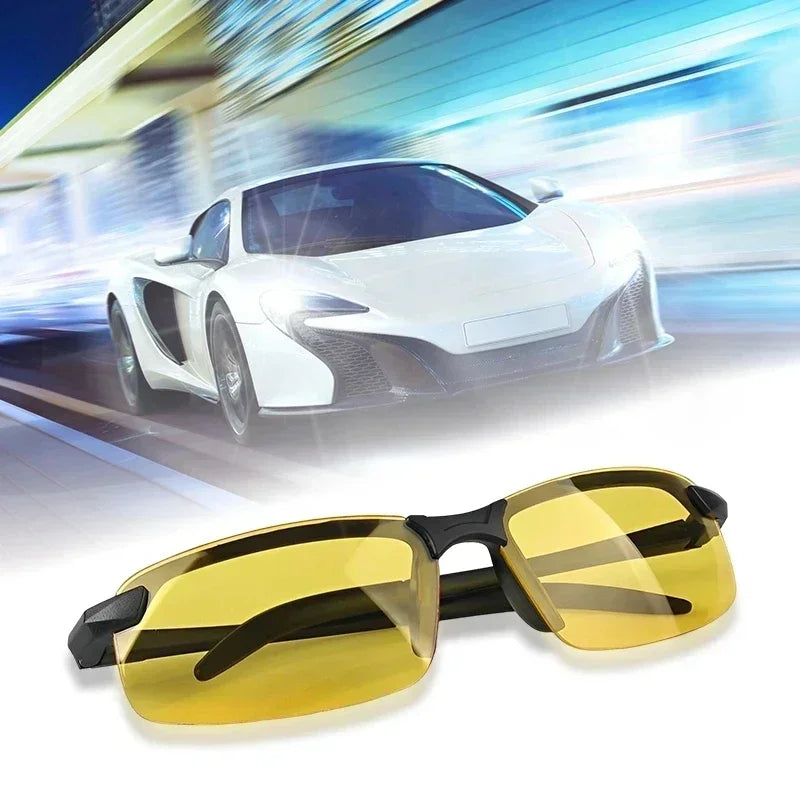 Lunettes de vision nocturne — Anti-éblouissement, confort léger, style ZEN. Pour conduire, marcher ou méditer dans la douceur du soir.
