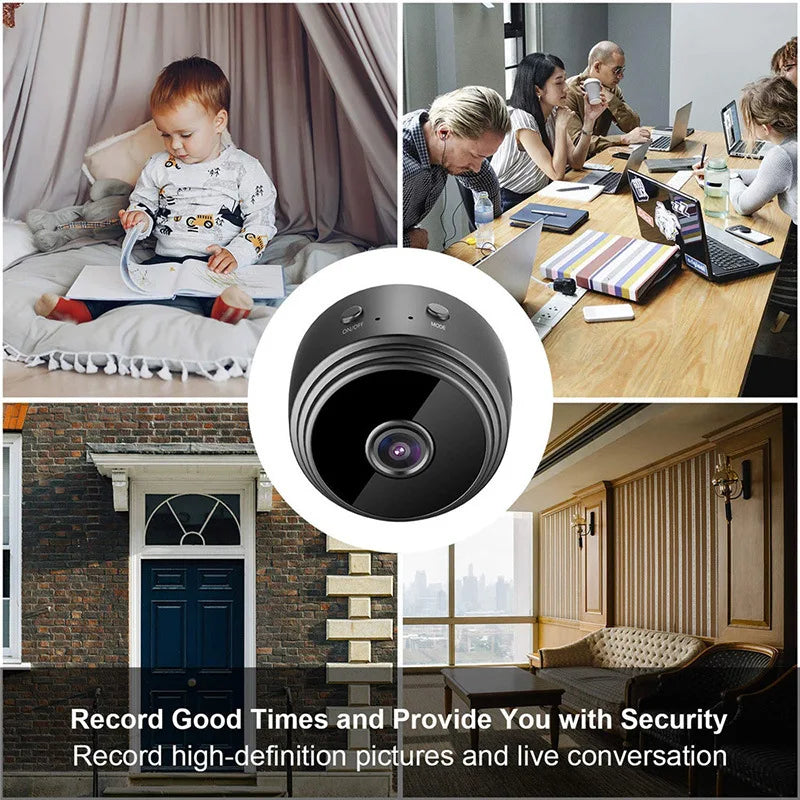 Caméra Miniature WiFi ZEN MOOD™ — Surveillance Discrète & Protection Nocturne