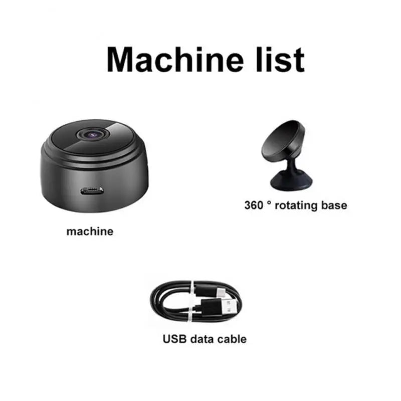 Caméra Miniature WiFi ZEN MOOD™ — Surveillance Discrète & Protection Nocturne