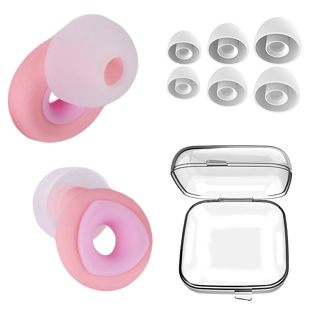ZEN MOOD™ – Bouchons d’Oreilles en Silicone | Anti-Bruit, Étanches & Ultra-Confortables pour Sommeil, Natation & Détente