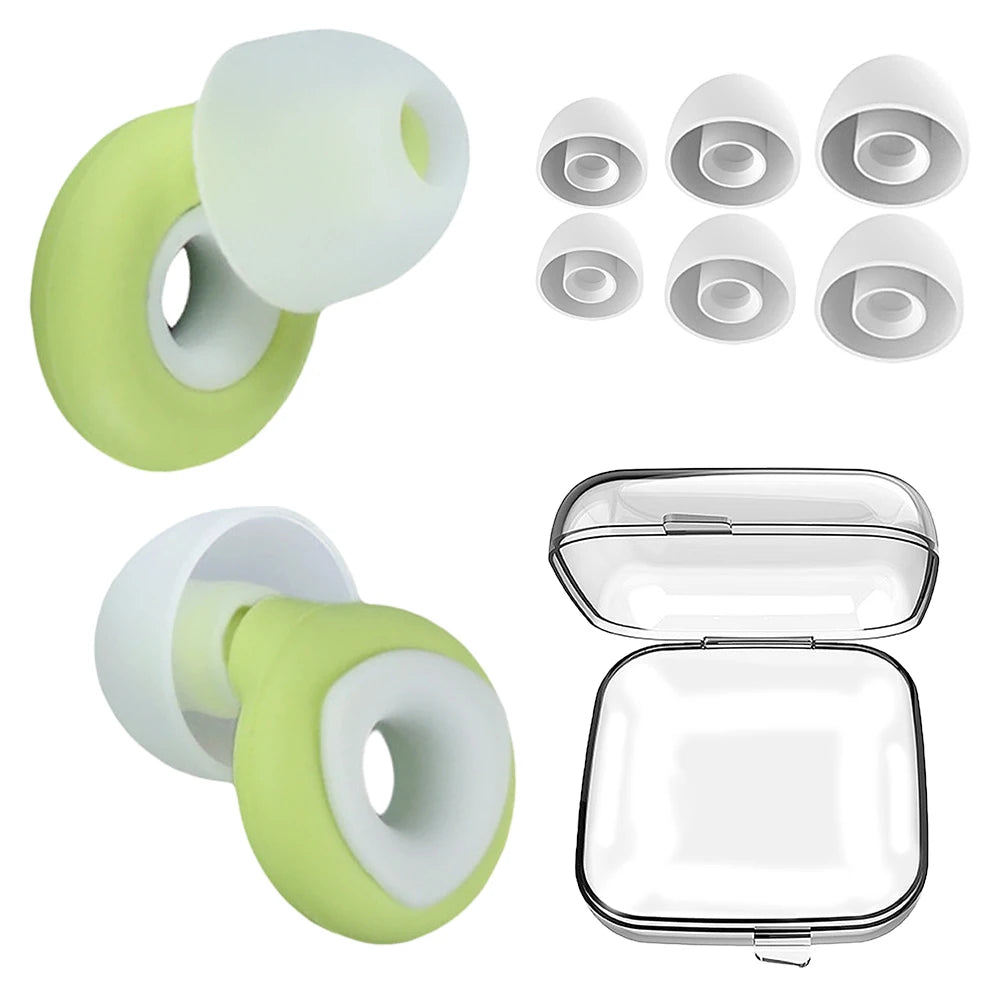 ZEN MOOD™ – Bouchons d’Oreilles en Silicone | Anti-Bruit, Étanches & Ultra-Confortables pour Sommeil, Natation & Détente