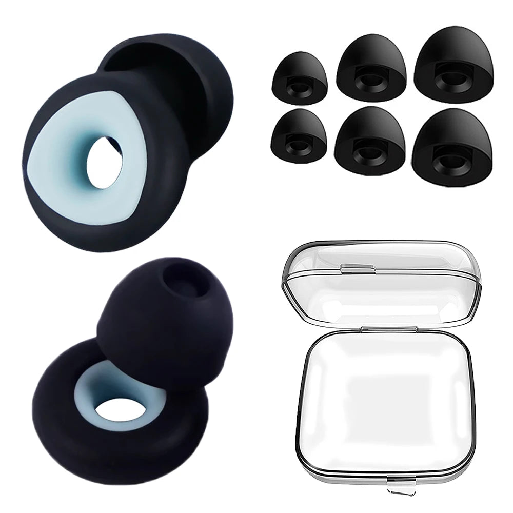 ZEN MOOD™ – Bouchons d’Oreilles en Silicone | Anti-Bruit, Étanches & Ultra-Confortables pour Sommeil, Natation & Détente