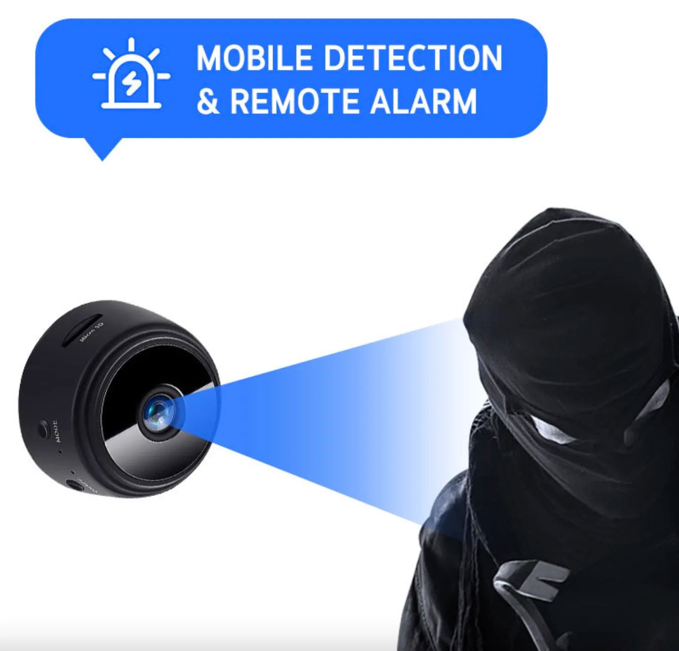 Caméra Miniature WiFi ZEN MOOD™ — Surveillance Discrète & Protection Nocturne